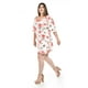 thumbnail image 2 of Vestido floral con manga bombacha Roman Fashion /Tallas Extras, 0900 (Flor rosa) rosa 42, 2 of 5