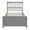 Gray, variant on Gzxs Platform Bed Frame with Headboard, Footboard, Wood Slat Support, No Box Spring Needed, Twin size, White