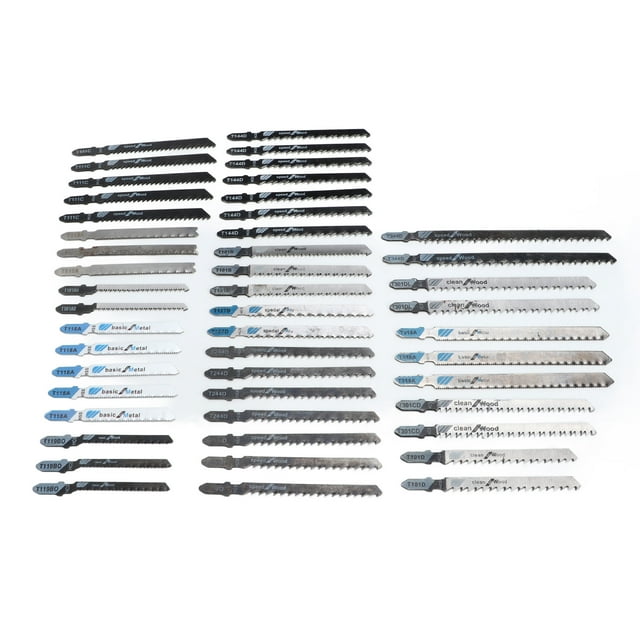 Lames de Scie Réciproques, Lame de Scie Articulée Tige Stable Application Large 48 Pcs 14 Types pour Plastique