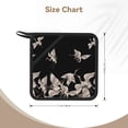 thumbnail image 3 of Rocae Japanese White Crane for Square Silicone Anti-scalding Mat Trivet Hot Pads for Kitchen Counter, Silicone Trivets for Hot Pots and Pans, 3 of 8