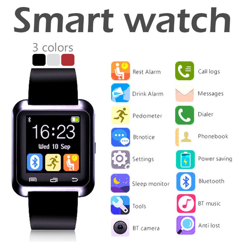 bt notification u8 smartwatch