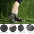 thumbnail image 4 of CAILDANL 6 Pack Mens Ultra Thin Breathable Socks Summer Mesh Cotton Business Dress Sock, 4 of 7