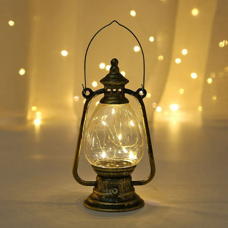 Retro Led Oil Lamp Lantern Multifunctional Electronic Candle Light
