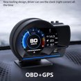 thumbnail image 3 of Riwesomey Pantalla HUD Head Up para coche, velocímetro Hud para coche, odómetro, indicador inteligente OBD y Paneles de instrumentos para automóviles, 3 of 6