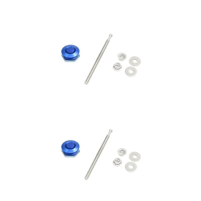 ZheElen Lightweight And Stylish Hood Lock For Car Modification Multiple Sizes blue DP17-25 2Set