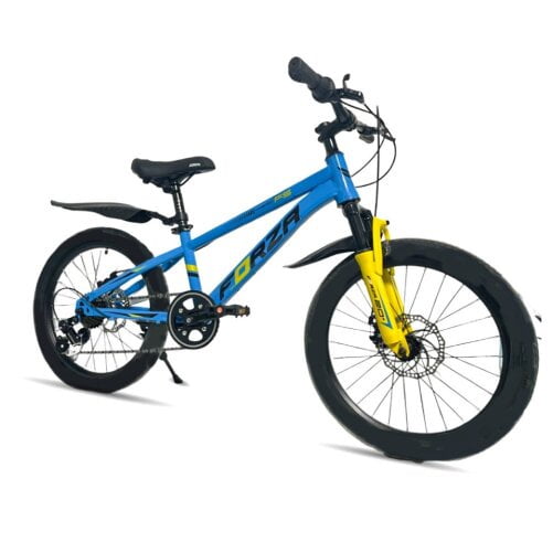 Bicicleta Benotto Forza Cosmic Tipo Montaña R20 7V Azul y Amarillo Unisex