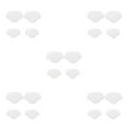 thumbnail image 1 of kurtrusly Semelles Ajustables pour Talons Hauts, Réparation de Talons Personnalisable, Blanc 5Set, 1 of 6