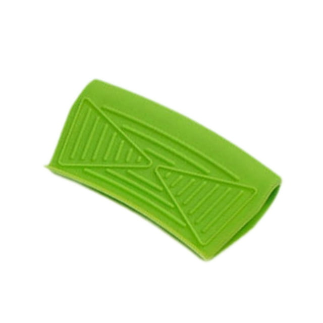 Guante de silicona para mango de olla, práctico y cómodo para la cocina. Verde
