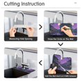 thumbnail image 5 of Yayeee Faucet Mat for Kitchen Sink 14.7" Diatomite Long Splash Guard Pad, Purple Street, 5 of 7