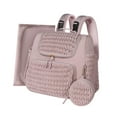 thumbnail image 2 of Lipstore Diaper Bag Multifunctional Backpack Portable Versatile Sturdy Portable Organizer Pink, 2 of 8