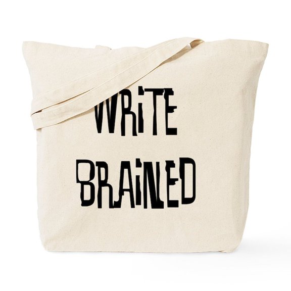 CafePress - Writebrained 4Lightcolor 10X10_Apparel Tote Bag - Unisex Canvas Tote Bag, Beige, 1-Piece