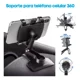 thumbnail image 3 of Soporte Telefono Coche Clip Porta Celular Manos Libres 1pz F, 3 of 7