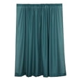 thumbnail image 6 of Efavormart 2 Pack | Peacock Teal Polyester Drapery Panels With Rod Pockets, Photography Backdrop Curtains, 5ftx8ft - 130 GSM, 6 of 10