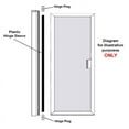 thumbnail image 2 of Gordon Glass Plastic Hinge Sleeve for Shower Doors - 66" Long | Outside Dia.: 5/16" | Inside Dia: 5/32" | Plastic Hinge Sleeve ONLY, 2 of 6