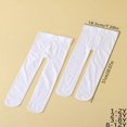 thumbnail image 5 of JUNWELL 2pcs Girls‘ Soft White Solid Color Sporty Dance Tights, 5 of 5