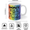 thumbnail image 3 of Funny Coffee Mug Tea Cup Is It Gay in Here Or Just'' Me Coffee Cups Rainbow Pride Parades Smooth Ceramic Mugs Gifts for Mom Boyfriend Instructor Unisex 15oz White, 3 of 6