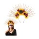 thumbnail image 1 of wonima44 Day of the Dead Sunflower Halo Crown Sunburst Headpiece Mexican Floral Headband for Women Festival Halloween Party Cosplay Costume Hair Accessories, 1 of 1