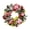 H, variant on Tulip Wreath Artificial Tulip Wreath Floral Decor 21 Inch Spring Summer Door Hanging with Realistic Tulip Flowers and Leaves forFront Door Wall Porch Home Garden Indoor Outdoor Decoration
