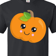 thumbnail image 4 of Inktastic Smiling Pumpkin, Orange Pumpkin, Halloween T-Shirt, 4 of 5