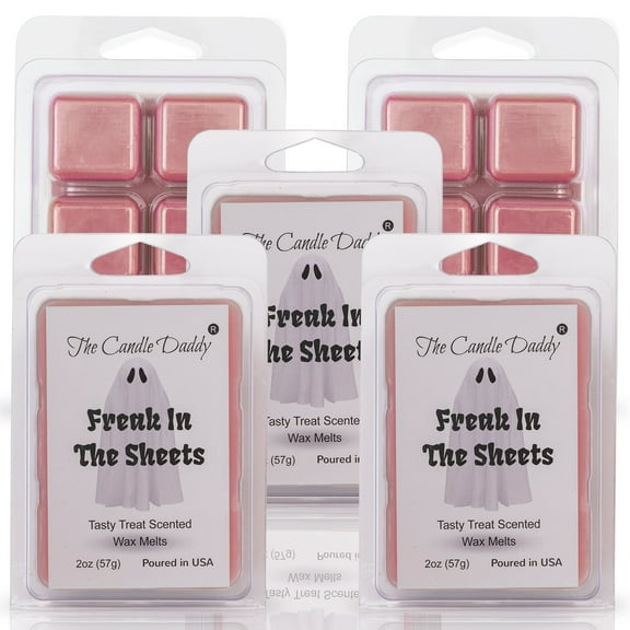 5 Pack - Freak In The Sheets - Tasty Halloween Treat Scented Wax Melts - 2 Ounces x 5 Packs = 10 Ounces