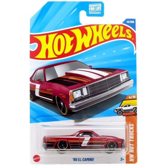 Hot Wheels HW Hot Trucks '80 El Camino Diecast Car