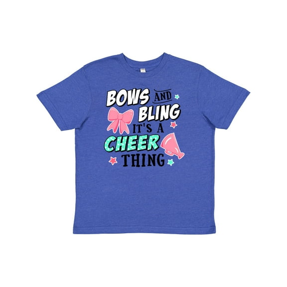 Inktastic Bows and Bling Its a Cheerleading Thing Youth T-Shirt