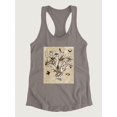 thumbnail image 3 of The Ornithologists Dream I Racerback Tank Women -Naomi McCavitt Designs, Female x-Large, 3 of 4