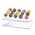 thumbnail image 6 of 21-Hole Acrylic Cake Pop Stand, Clear Lollipop Holder Display Rack for Dessert Table, Candy Sticks, Birthday Wedding Party Treats, 16cm, 6 of 10