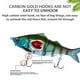 thumbnail image 2 of Greeniant Señuelo de pesca cebo biónico profesional ligero Artificial Crankbait impermeable resistente al desgaste cebos de peces para río océanos Pescar tipo 4 83 mm (10 g) Greeniant OD029048-04, 2 of 6