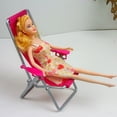 thumbnail image 3 of AYYUFE Dollhouse Chair Mini Foldable Dollhouse Furniture Beach Chair for Household, 3 of 7