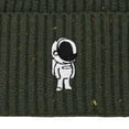 thumbnail image 2 of Dalix Astronaut Fisherman Beanie Hat Winter Knit Cuffed Watch Cap Mens in Olive, 2 of 5