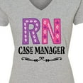 thumbnail image 4 of Inktastic RN Case Manager Nurse Women's V-Neck T-Shirt, 4 of 5