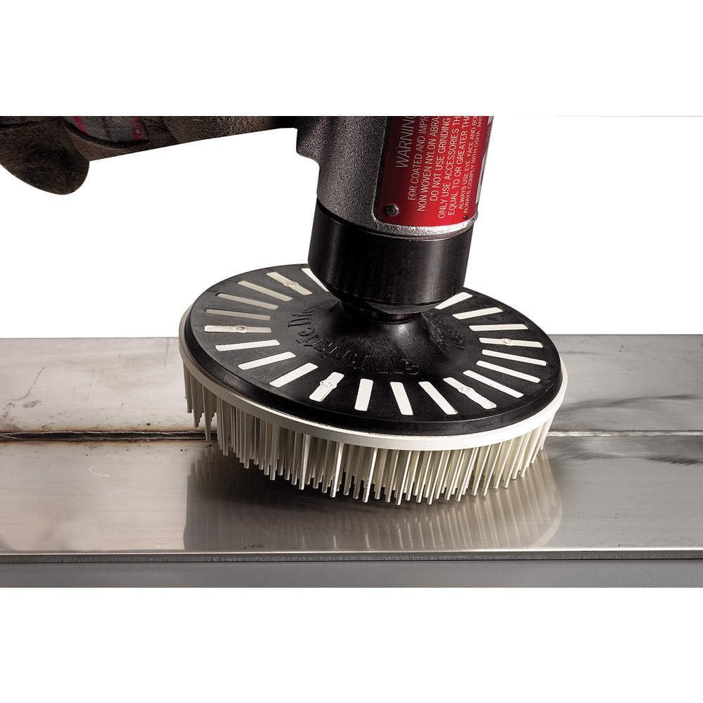 Bristle Disc, 4.5 In Dia, 3/4 In Trim, 120G, Price For Each Item