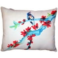 thumbnail image 1 of Betsy Drake NC657 16 x 20 Pouces Bourgeons Rouges et Oiseau Sans Coussin de Cordon, 1 of 1