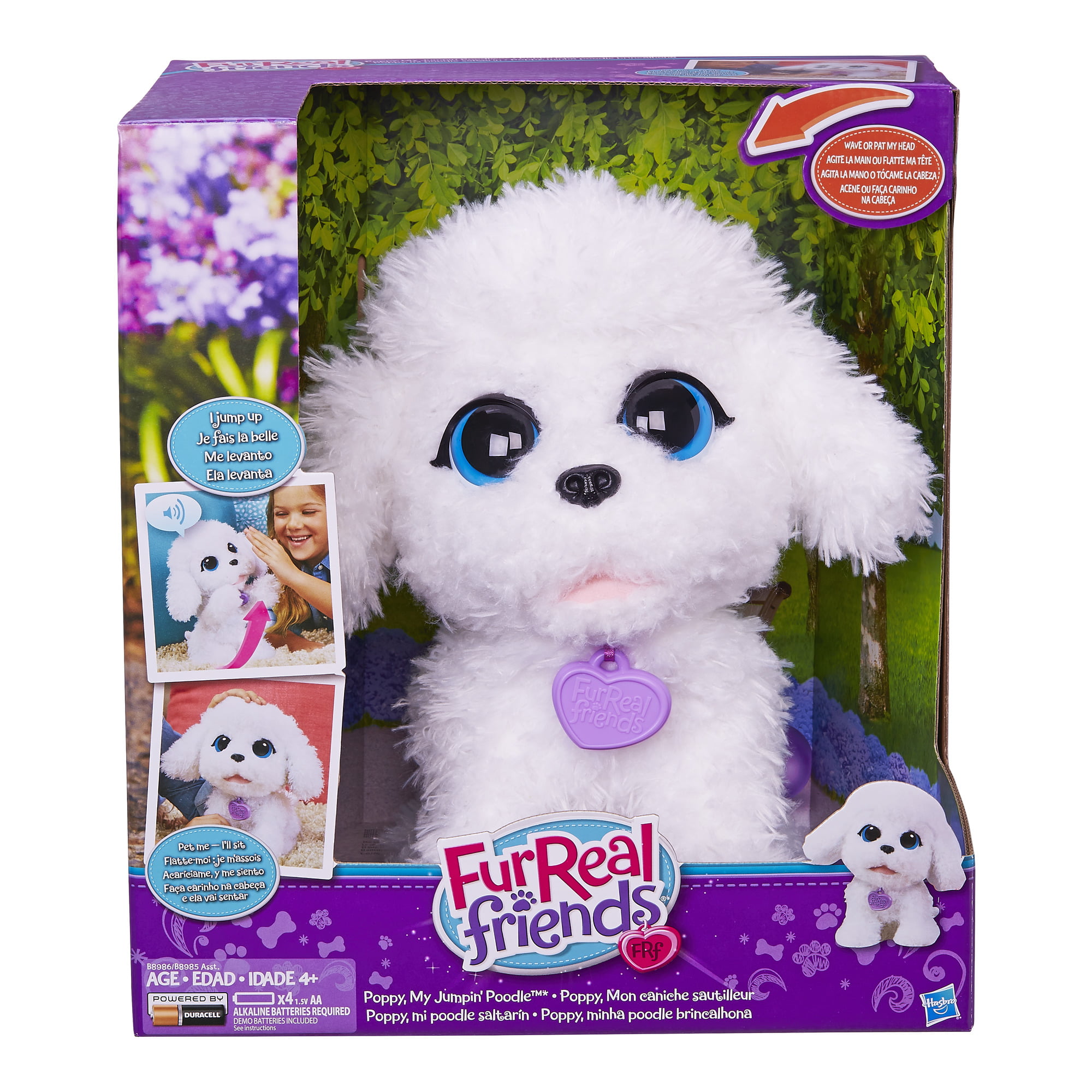 FurReal Friends Playful Pets Poppy My Jumpin Poodle 630509472178 for sale online 