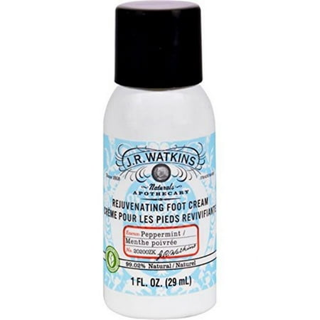 J.R. Watkins 1133065 Foot Cream, Peppermint - Case of 20 - 1 oz