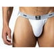 thumbnail image 3 of Men's Bike BAS308 Swimmer Cut Jockstrap (White M), 3 of 5