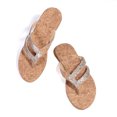 thumbnail image 5 of Samickarr Summer Slippers For Women Indoor And Outdoor Wide Summer Flat Bottom Shoes Rhinestone Flip-flops Women Flip Flops Casual Slippers, 5 of 9