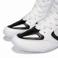 thumbnail image 2 of [Sneakers] Lightweight Boxing And Wrestling Shoes for Men Featuring Breathable Fabric And a Synthetic Upper, Designed in a White And Black Contrast. They Have a Durable Rubber Sole Suitable, 2 of 9