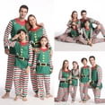 thumbnail image 2 of Conjunto de pijamas familiares con estampado de dibujos animados para niños y adultos, ropa de dormir cómoda para mantener el calor, 2 piezas, 2022, 2 of 3