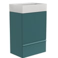 thumbnail image 6 of 78.10-lb Aqua Grille-patterned Bathroom Vanity with DTC Hinges for Rust-free Bathroom Storage, 6 of 6