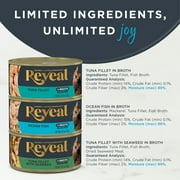 Reveal Pet Food, Natural Wet Cat Food, Fish in Broth Variety Pack, 2.47oz Can