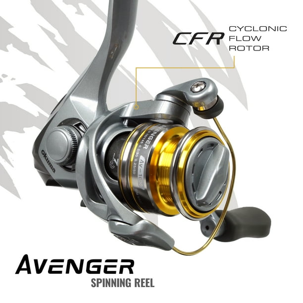 okuma avenger av 50 spinning reel Okuma Avenger Spinning Reel - 5.0:1, 6BB+1RB - AV-2500