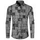 thumbnail image 1 of Camisa de manga larga colorida de alta calidad con cuello abotonado y moda informal para fiesta para hombre, 1 of 6