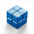 thumbnail image 5 of Premium Metal Infinity Cube Portable Decompression Toy Black, 5 of 5