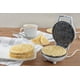 thumbnail image 2 of CucinaPro Mini Máquina Eléctrica para Hacer Pizzelles, Hace 1 Waffle Italiano Tradicional Personal de Tamaño Pequeño de 4 Pulgadas en Minutos, Prensa de Hierro Antiadherente con Receta, Galleta de Pos, 2 of 5