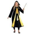 thumbnail image 3 of Deluxe Harry Potter Plus Size Adult Hufflepuff Robe Costume, 3 of 7