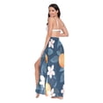 thumbnail image 3 of FORMRS Womens Beach Sarong Semi-Sheer Bikini Wrap Skirt Swimsuit Cover-ups, Oranges Pattern, 3 of 7