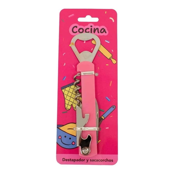 Destapador Prichos de Metal Rosa