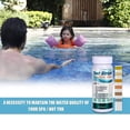 thumbnail image 4 of 100 Piezas 6-En-1 Piscina Papel de Prueba de PH Cloro Residual PH Valor Tira de Prueba de Alcalinidad Dureza PH Probador, 4 of 6